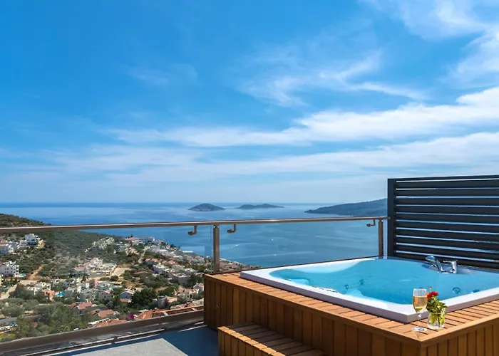 Villa 3 Bedroom Seaview Luxury In Kalkan